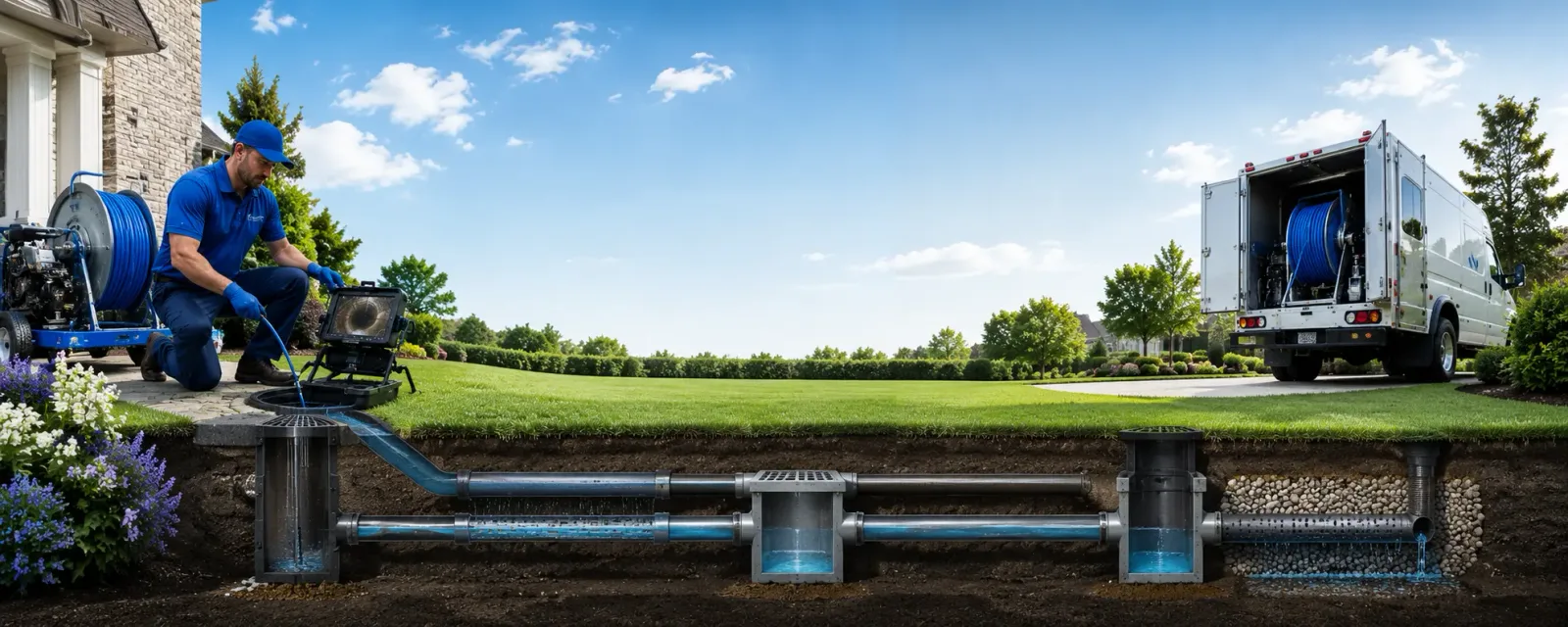 Outdoor drain cleaning information for Forest, IN